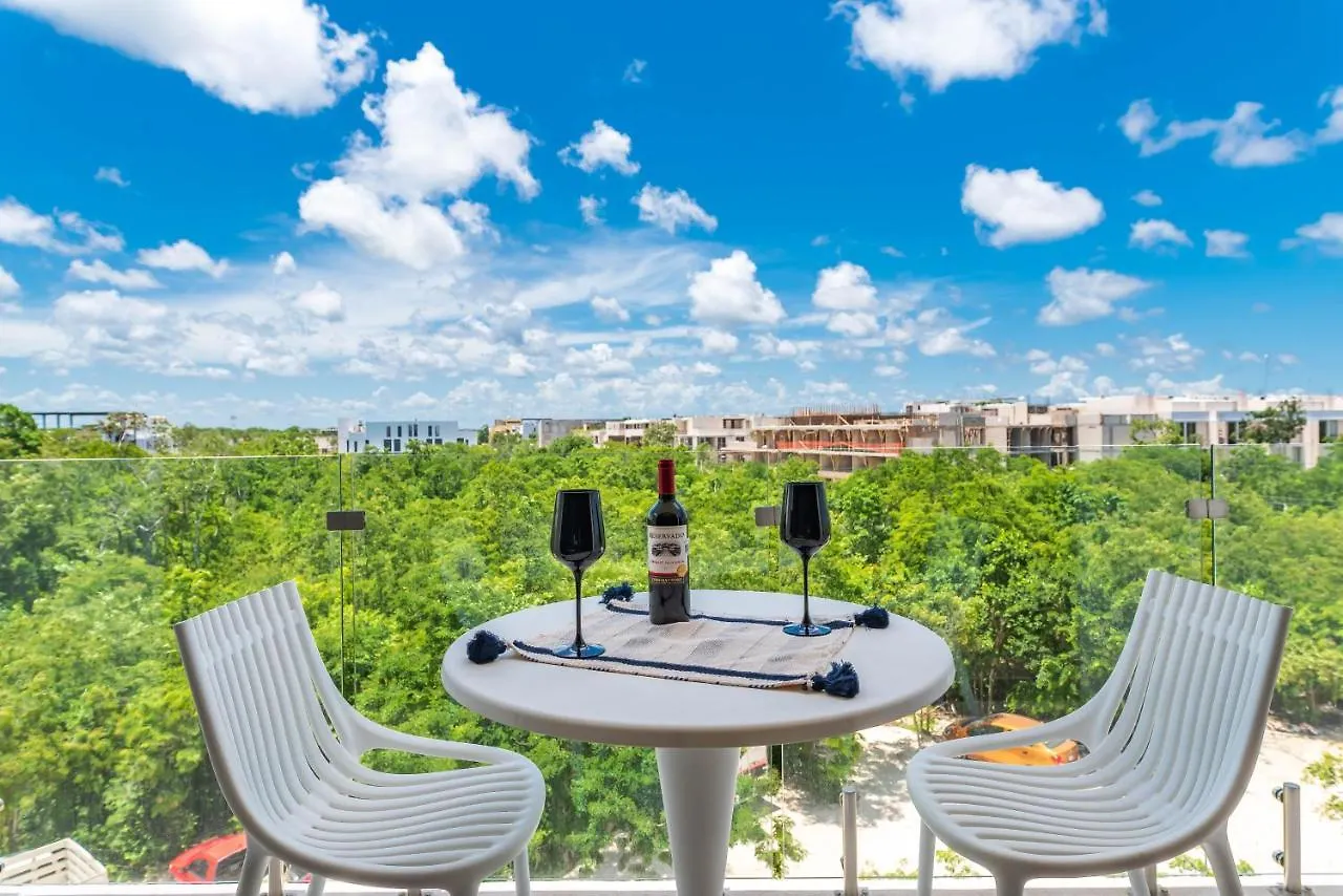 公寓式酒店 Central Park Lagunas Tulum公寓式酒店